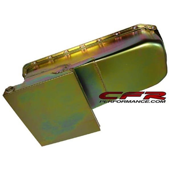 Hands On 1962-67 Chevy II & Nova 1958-79 Small Block 283-305-327-350-400 Drag Racing Oil Pan - Zinc HA3363773 - main